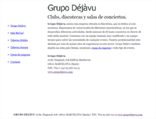 Tablet Screenshot of grupodejavu.com